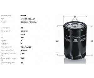 OL518 TECNECO FILTERS 